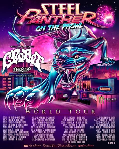 steel panther the box nyc|steel panther tour.